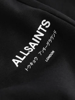 Zwart - smALLSAINTS Underground rechte joggingbroek met omslag van 100% katoen