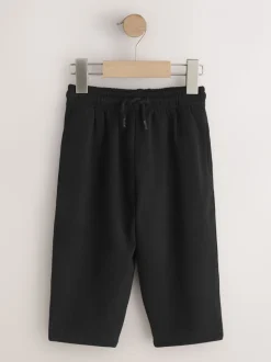 Zwart - Soft Touch Wide Fit Joggers (3mths-7yrs)