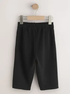 Zwart - Soft Touch Wide Fit Joggers (3mths-7yrs)