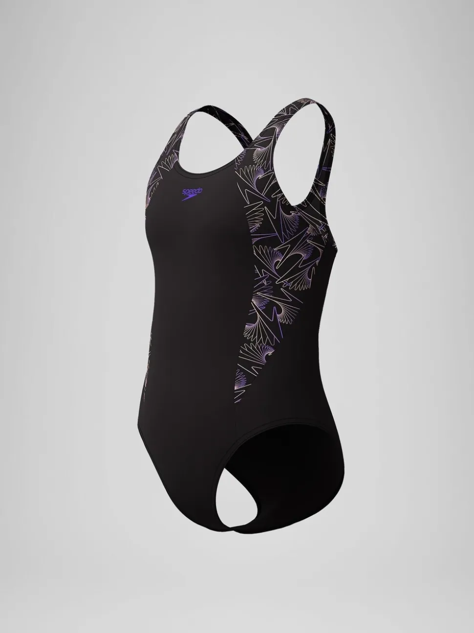 Zwart - Speedo Hyperboom Splice Muscleback badpak