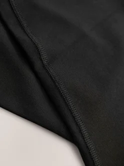 Zwart - Sport Dry Tech buikcorrigerende legging met hoge taille en volledige lengte