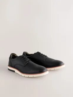 Zwart - Sportschoenen met sleehak