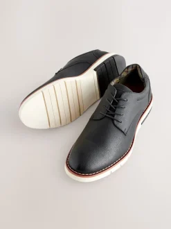 Zwart - Sportschoenen met sleehak