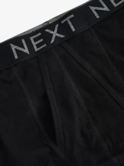 Zwart - Standaard - 10 Boxershorts zonder plooi