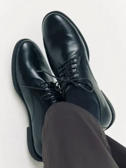 Zwart - Standaard - Schuh Malcolm schoenen met wijde pasvorm
