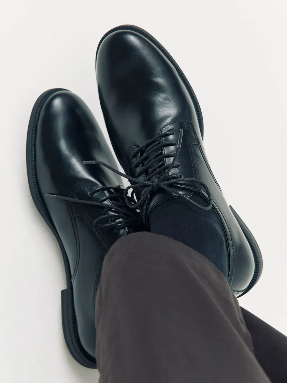 Zwart - Standaard - Schuh Malcolm schoenen met wijde pasvorm