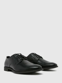 Zwart - Standaard - Schuh Malcolm schoenen met wijde pasvorm