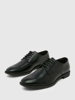 Zwart - Standaard - Schuh Malcolm schoenen met wijde pasvorm