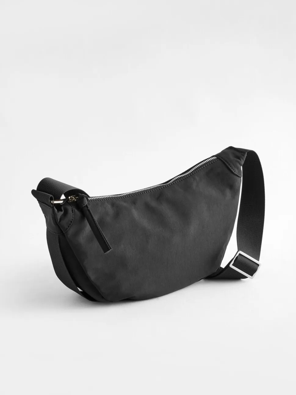 Zwart - Stoffen schoudertas