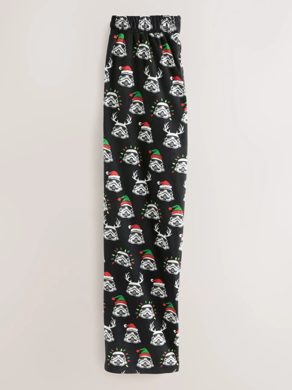 Zwart - Storm Trooper Printed Christmas Pyjama Bottoms