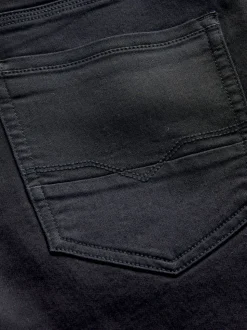 Zwart - Straight fit - Comfortabele stretchjeans