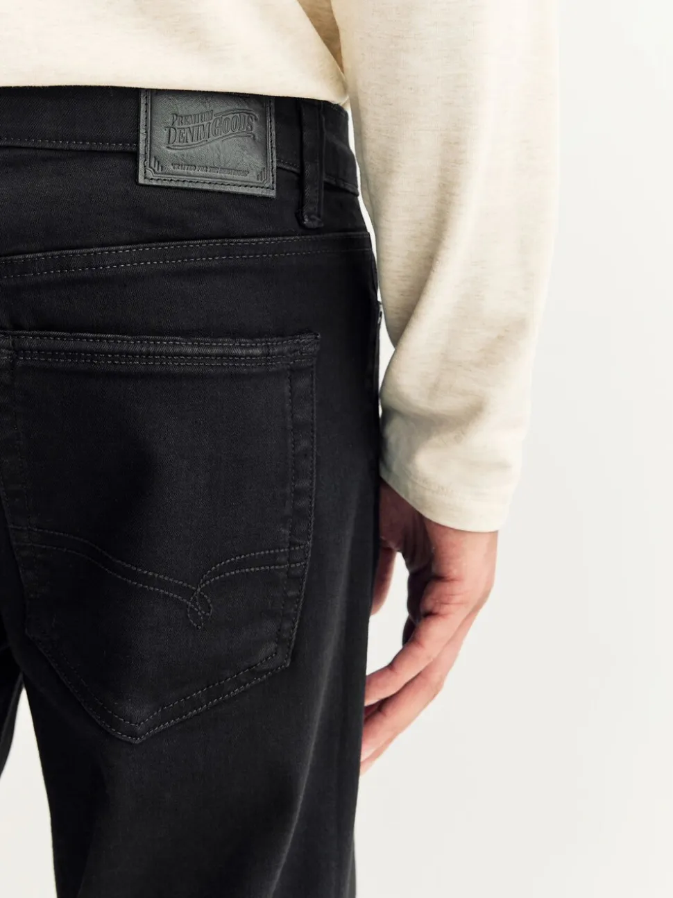Zwart - Straight fit - Motionflex jeans