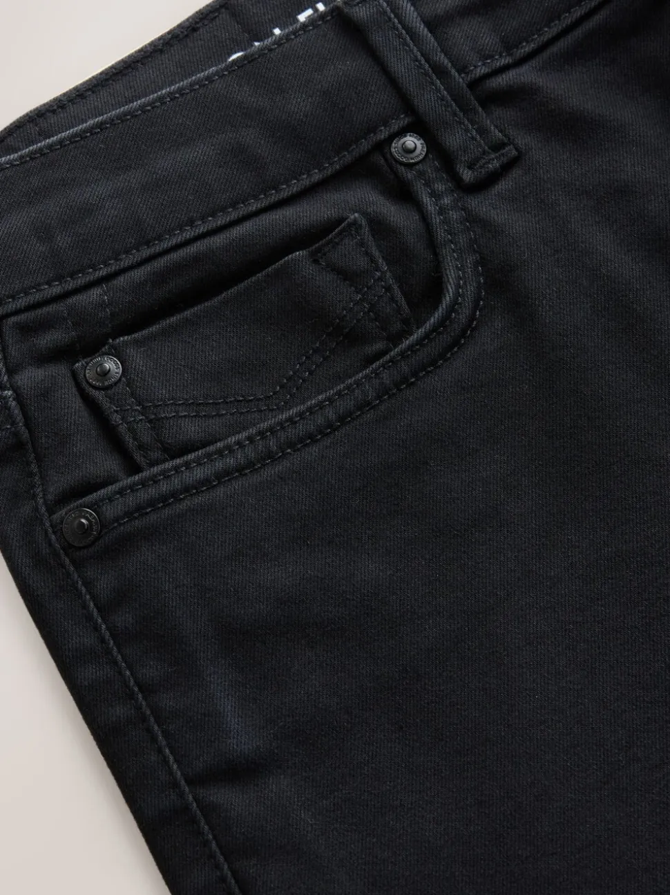 Zwart - Straight fit - Motionflex jeans