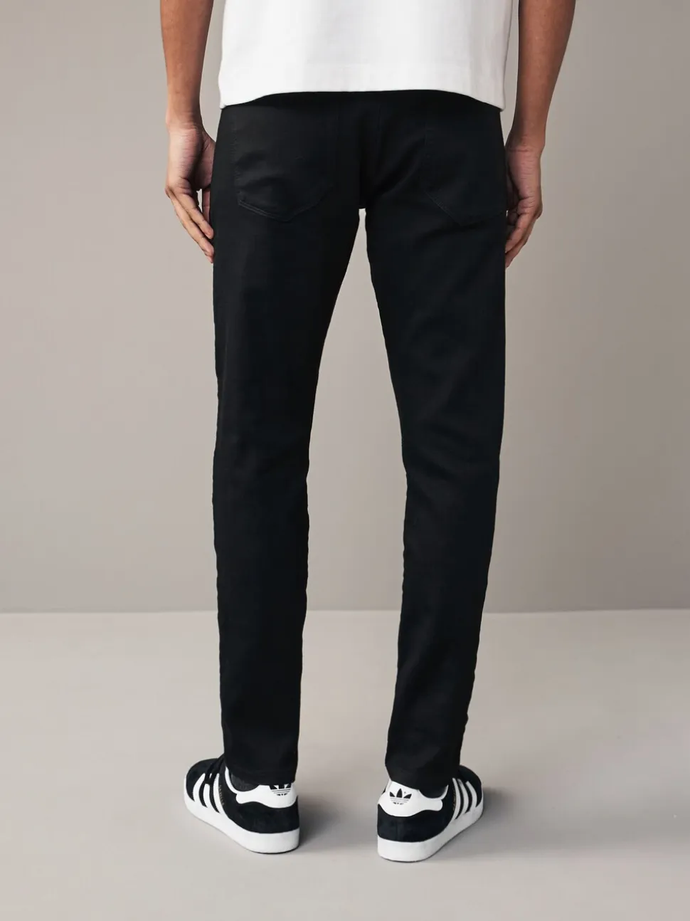 Zwart - Strakke Pasvorm - Comfortabele stretchjeans