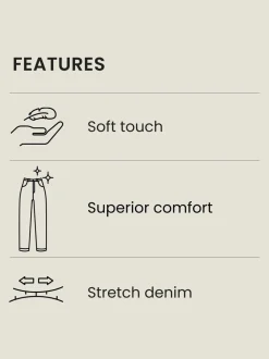Zwart - Strakke Pasvorm - Comfortabele stretchjeans
