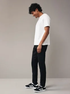 Zwart - Strakke Pasvorm - Comfortabele stretchjeans