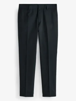 Zwart - Strakke Pasvorm - Pantalon in smokingstijl