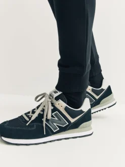 Zwart - Strakke Pasvorm - Slim Fit Brushback Heavyweight Joggers