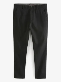 Zwart - Strakke Pasvorm - Stretchy chino