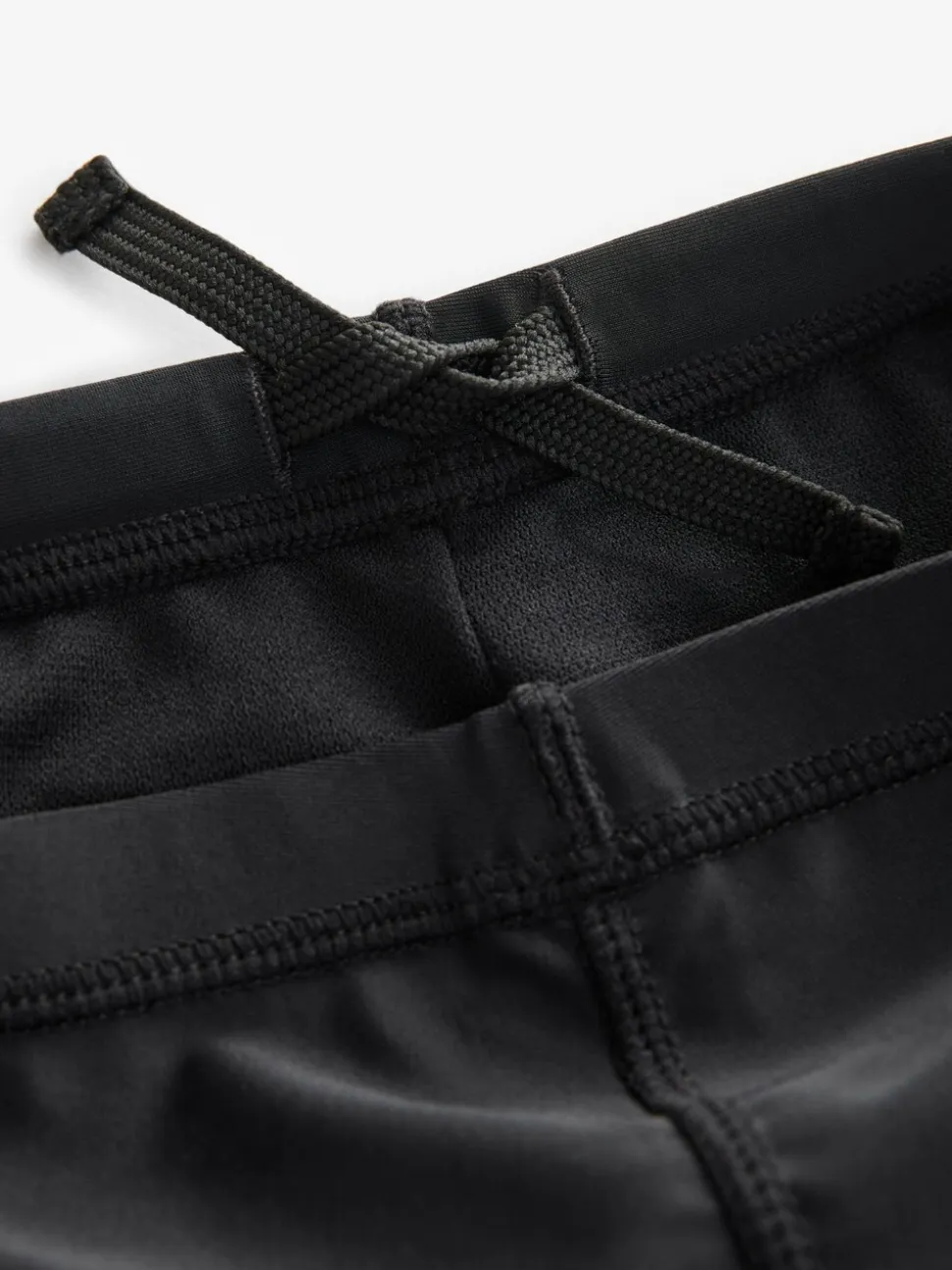 Zwart - Stretch zwemshorts (3-16 jr)