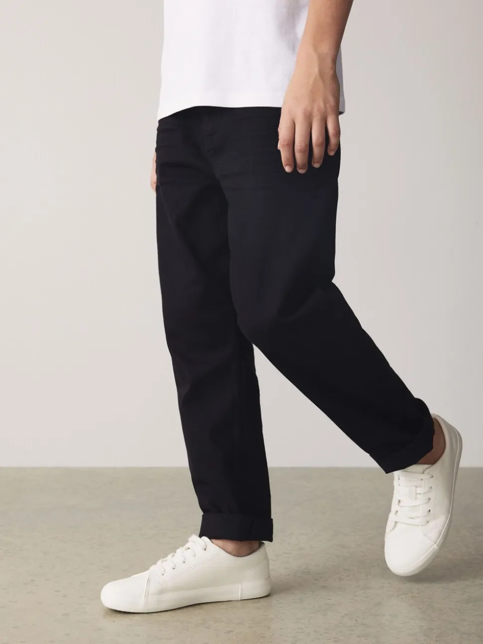 Zwart - Stretchjeans (3-17jr)