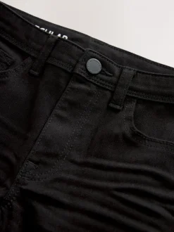 Zwart - Stretchjeans (3-17jr)
