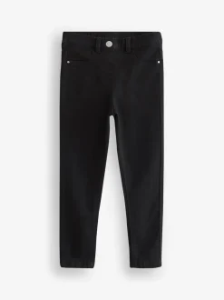 Zwart - Stretchleggings (3-16 jr)