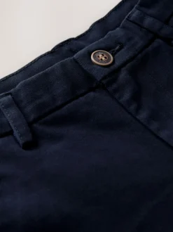 Zwart - Stretchy chino's (3-17jr)