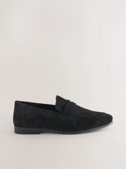 Zwart - Suède instapschoenen