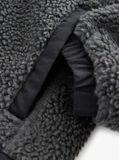 Zwart - Superdry - Jack met rits en borgvoering