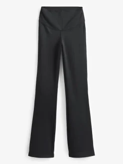 Zwart - Superzachte Dry Tech yogasportleggings met uitlopende pijpen