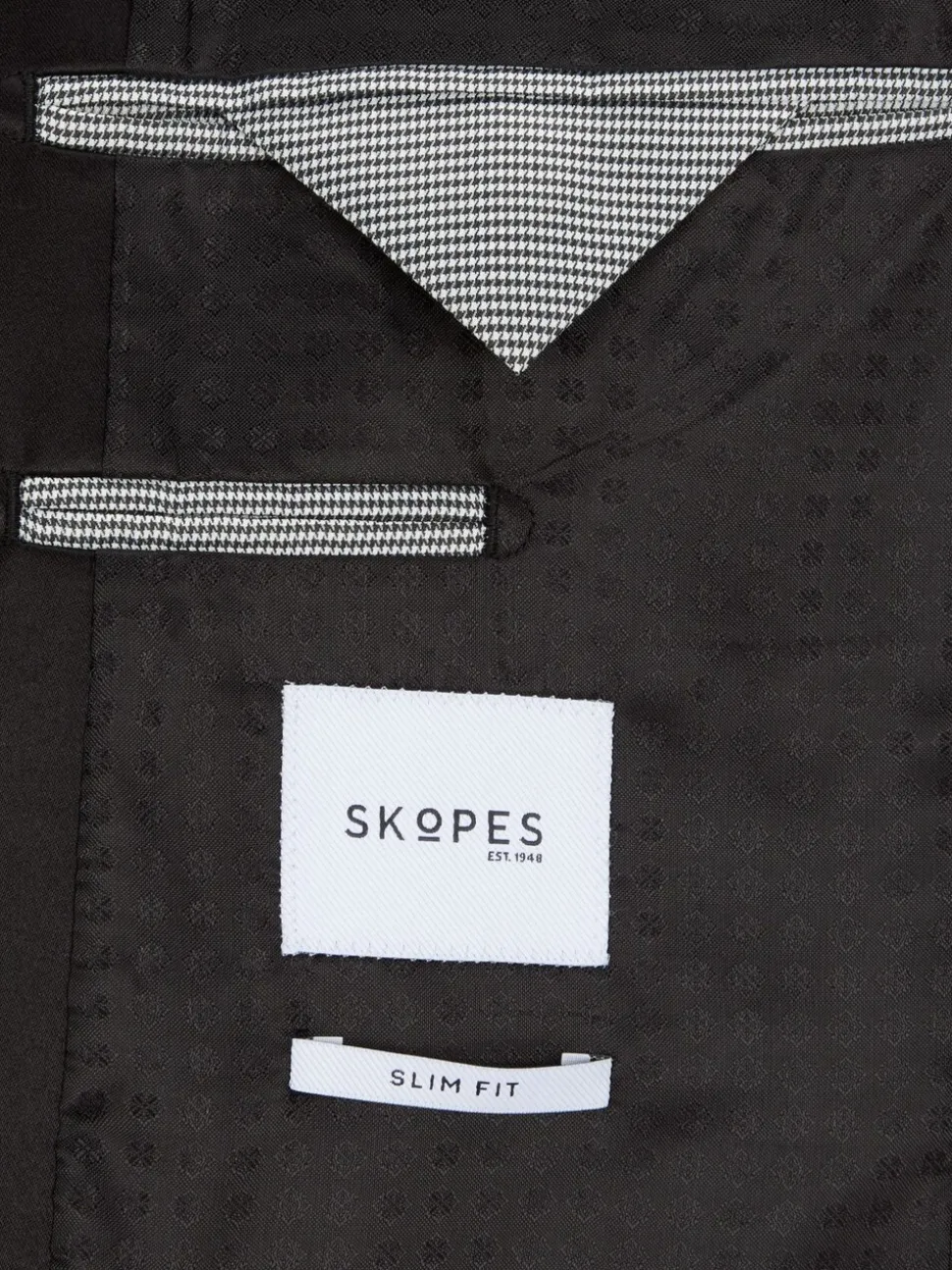 Zwart - Tailored - Skopes Sinatra fit diner kostuumjasje