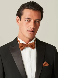 Zwart - Tailored fit - Smoking: colbert