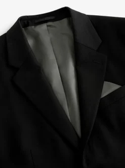Zwart - Tailored fit - Tailored Fit Wool Blend Motionflex Suit Jacket