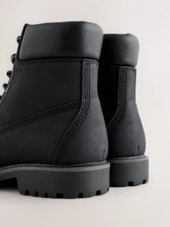 Zwart - Tall Zip-Up Boots