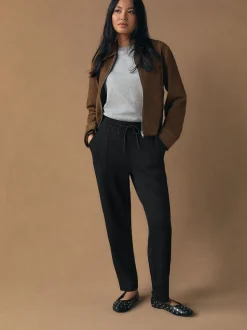 Zwart - Tapered Jersey Joggers