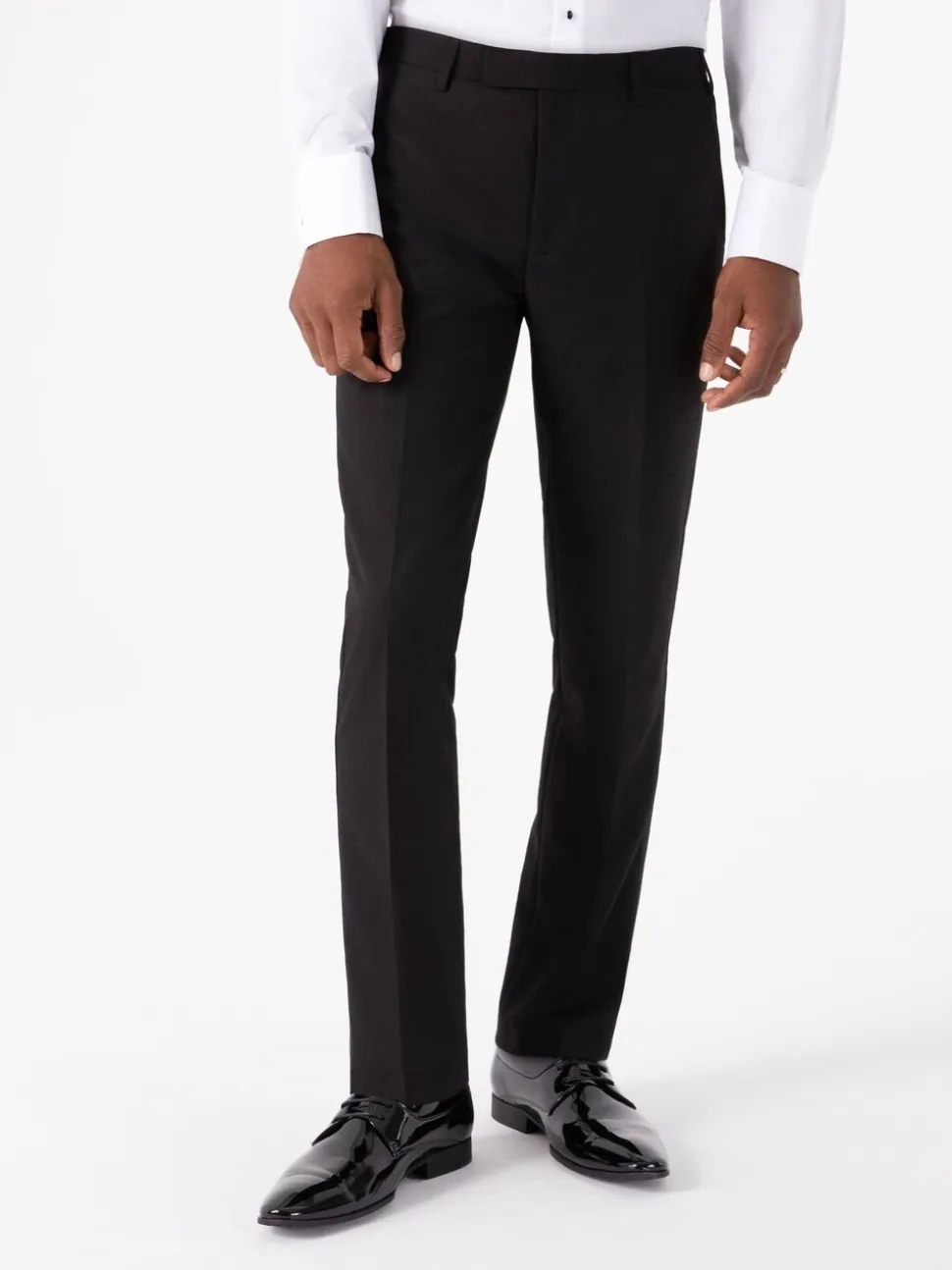 Zwart - Taps toelopend - Skopes Sinatra Dinner Suit Trousers