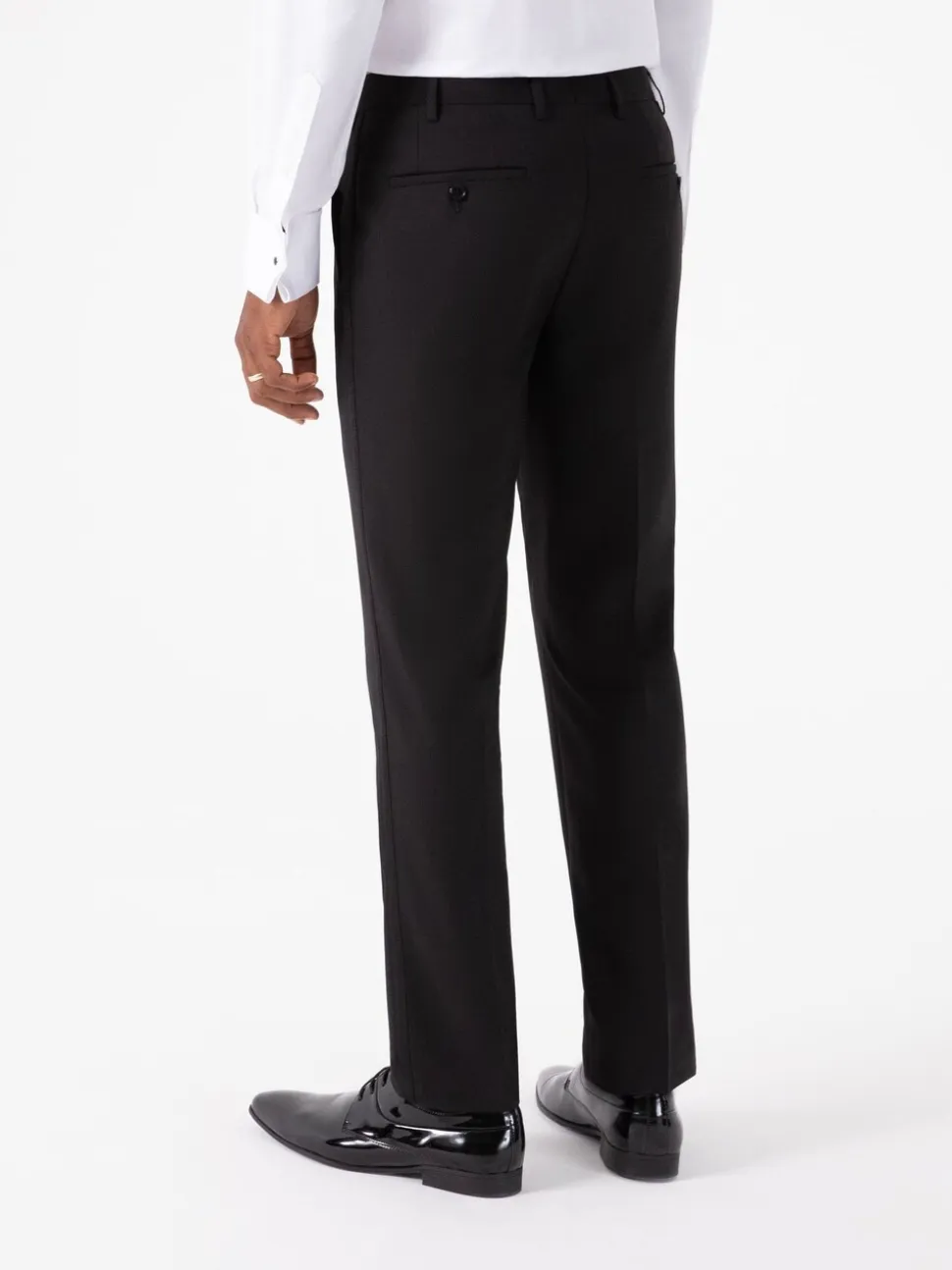 Zwart - Taps toelopend - Skopes Sinatra Dinner Suit Trousers