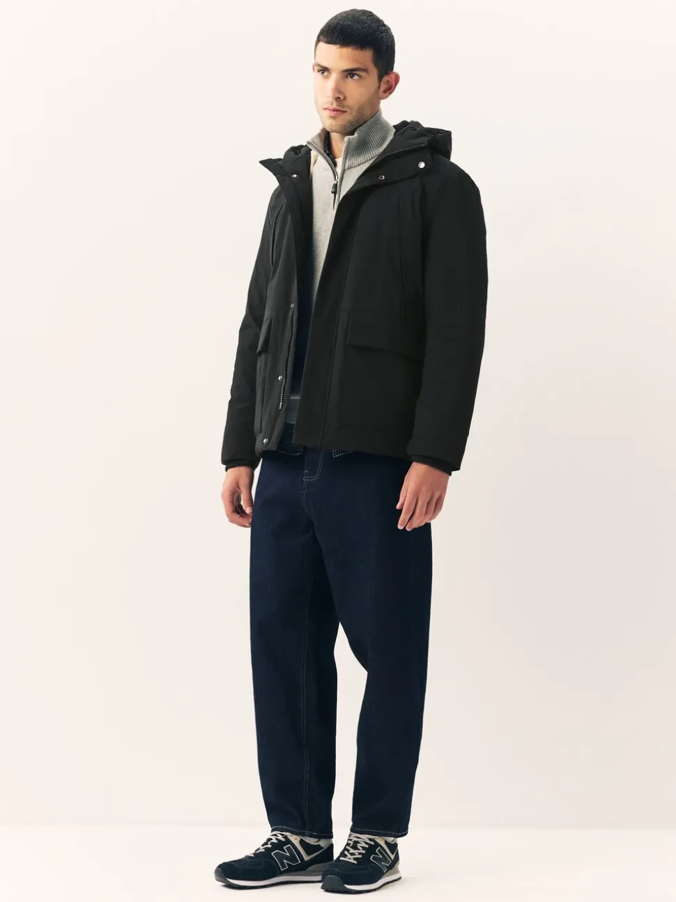 Zwart - ThermoGen Parka Jack met Borg voering