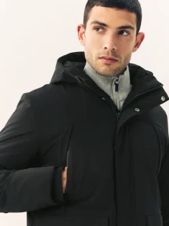 Zwart - ThermoGen Parka Jack met Borg voering
