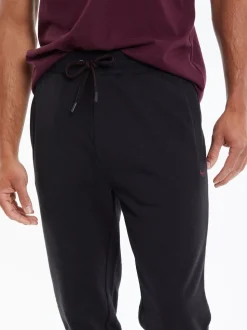 Zwart - Threadbare - Katoenen Blend joggingbroek