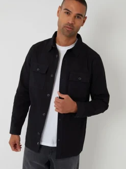 Zwart - Threadbare - Lichtgewicht jack