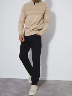 Zwart - Threadbare - Straight-fit jeans met stretch