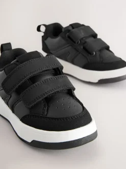 Zwart - Trainers met Klittenbandsluiting en twee banden