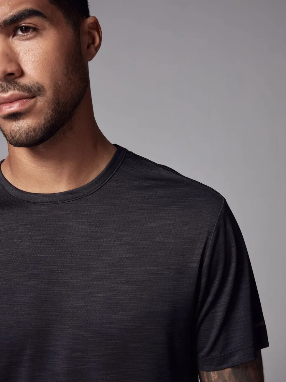 Zwart - T-shirt met korte mouwen - Active Gym Trainingstop