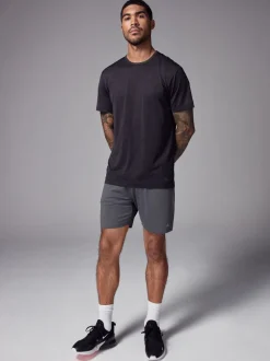Zwart - T-shirt met korte mouwen - Active Gym Trainingstop