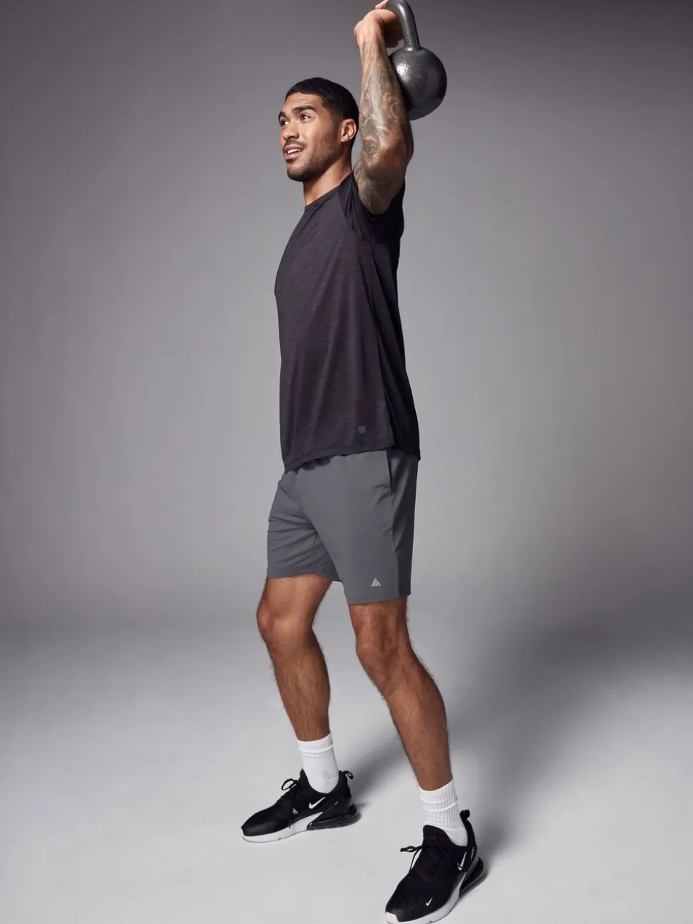 Zwart - T-shirt met korte mouwen - Active Gym Trainingstop