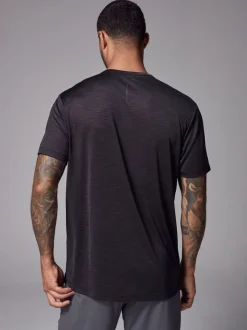 Zwart - T-shirt met korte mouwen - Active Gym Trainingstop