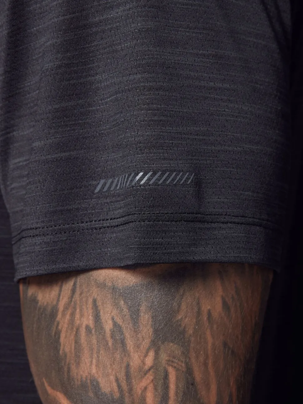 Zwart - T-shirt met korte mouwen - Active Gym Trainingstop