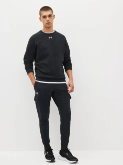 Zwart - Under Armour Rival cargojoggingbroek van fleece